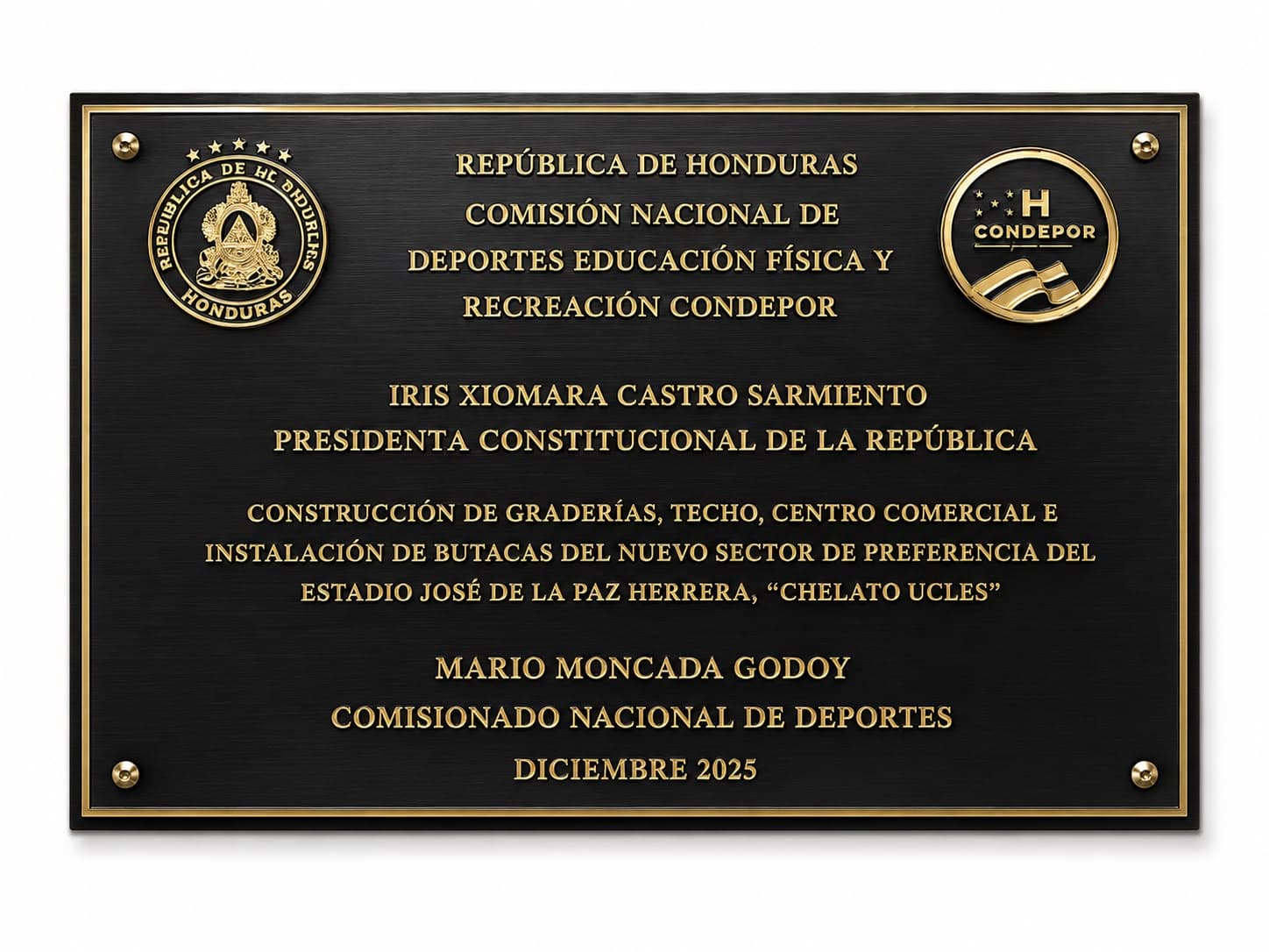 Placas Conmemorativas - Mármol y Metal S. de R.L.